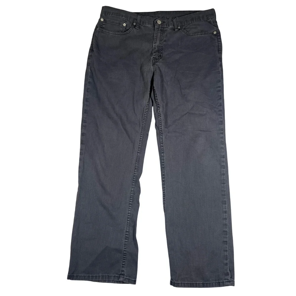 Levis 541 Athletic Taper‎ Jeans Mens 36x30 Gray Denim Pants 541-1120